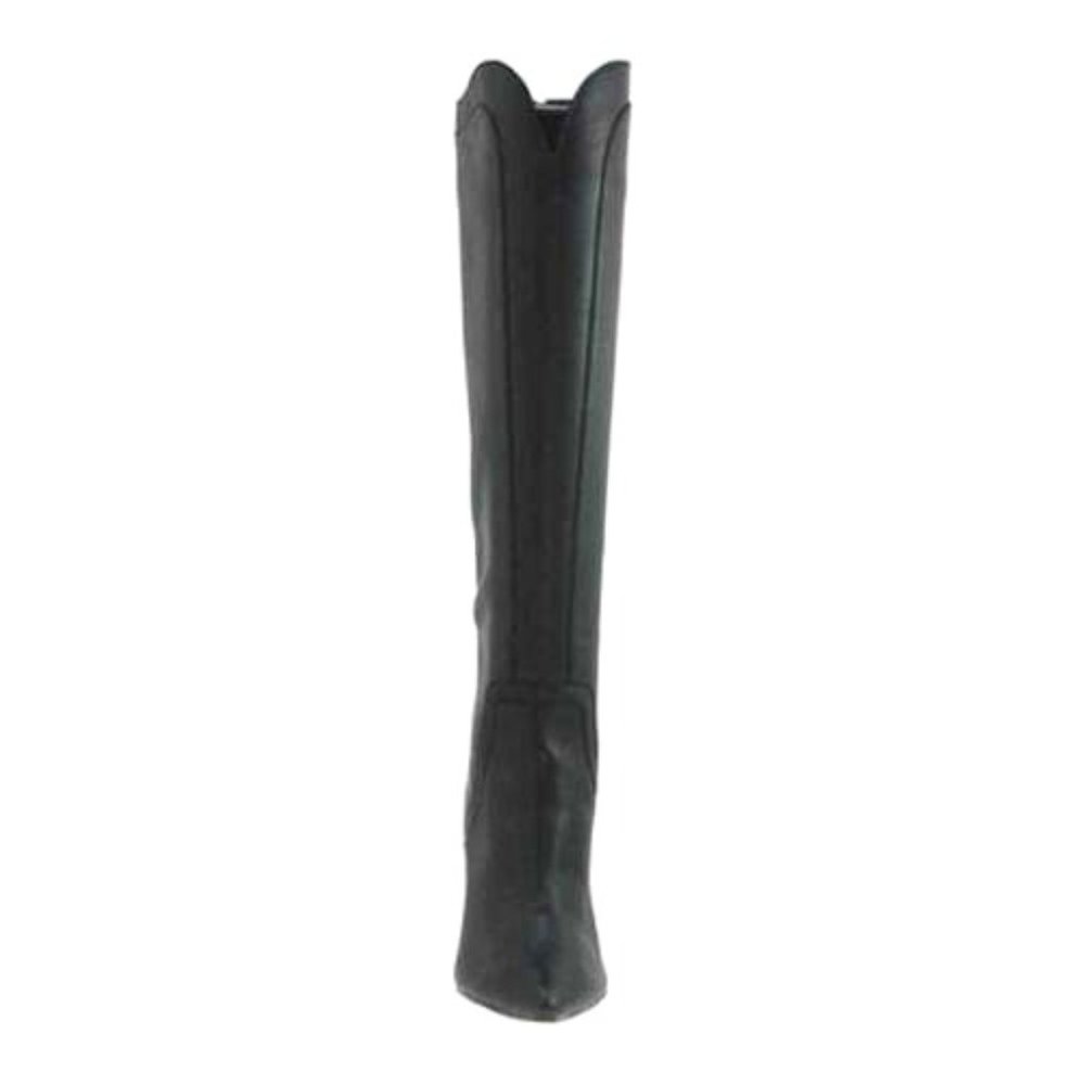 Adrienne Vittadini Nalani Tall Boot Black Soft Nappa Leather 6M